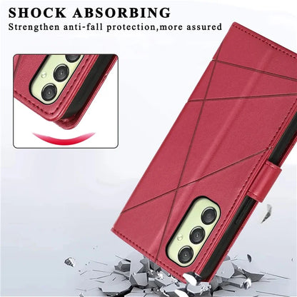 DF-06 Cell Phone Cases for Samsung Galaxy A25 5G (Global) (161.0 x 76.5 x 8.3mm) , Imprinted PU Leather Flip Cover