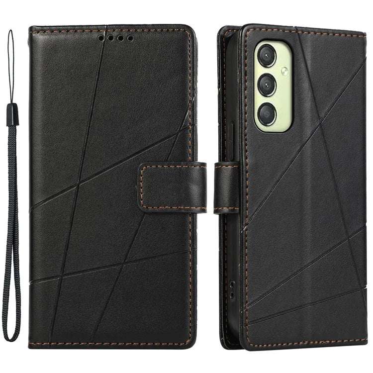 DF-06 Cell Phone Cases for Samsung Galaxy A25 5G (Global) (161.0 x 76.5 x 8.3mm) , Imprinted PU Leather Flip Cover