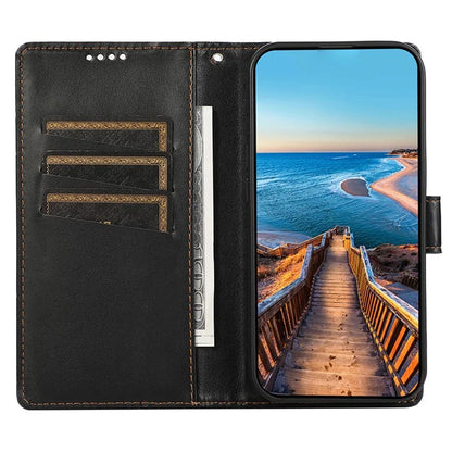 DF-06 Cell Phone Cases for Samsung Galaxy A25 5G (Global) (161.0 x 76.5 x 8.3mm) , Imprinted PU Leather Flip Cover
