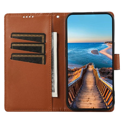 DF-06 Cell Phone Cases for Samsung Galaxy A25 5G (Global) (161.0 x 76.5 x 8.3mm) , Imprinted PU Leather Flip Cover