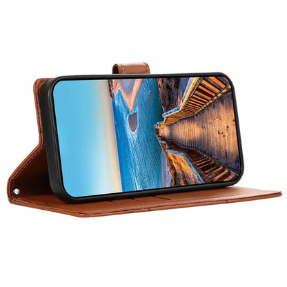 DF-06 Cell Phone Cases for Samsung Galaxy A25 5G (Global) (161.0 x 76.5 x 8.3mm) , Imprinted PU Leather Flip Cover