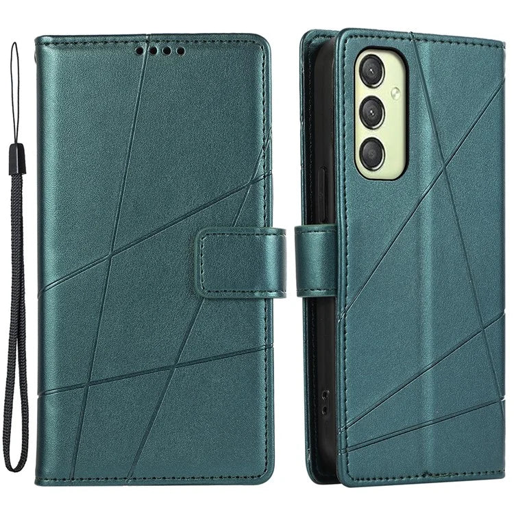 DF-06 Cell Phone Cases for Samsung Galaxy A25 5G (Global) (161.0 x 76.5 x 8.3mm) , Imprinted PU Leather Flip Cover