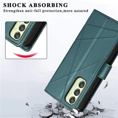 DF-06 Cell Phone Cases for Samsung Galaxy A25 5G (Global) (161.0 x 76.5 x 8.3mm) , Imprinted PU Leather Flip Cover
