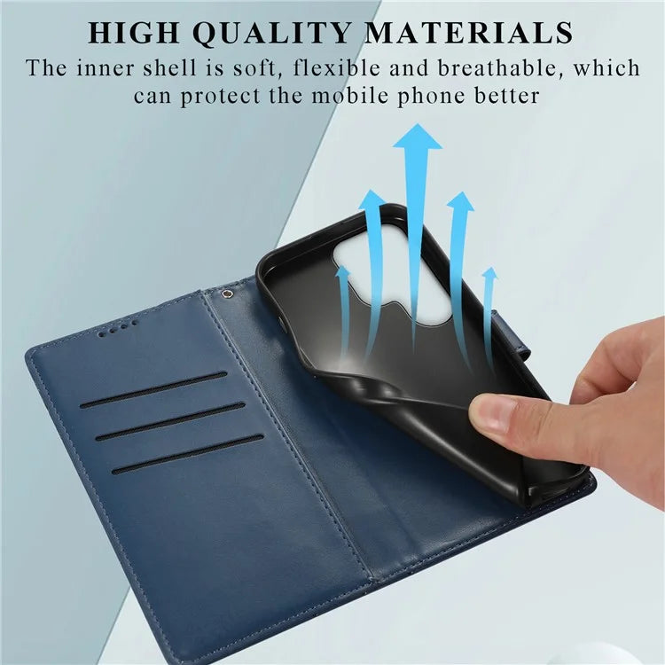 DF-06 Cell Phone Cases for Samsung Galaxy S24 Ultra Anti-scratch Imprinted PU Leather Cover