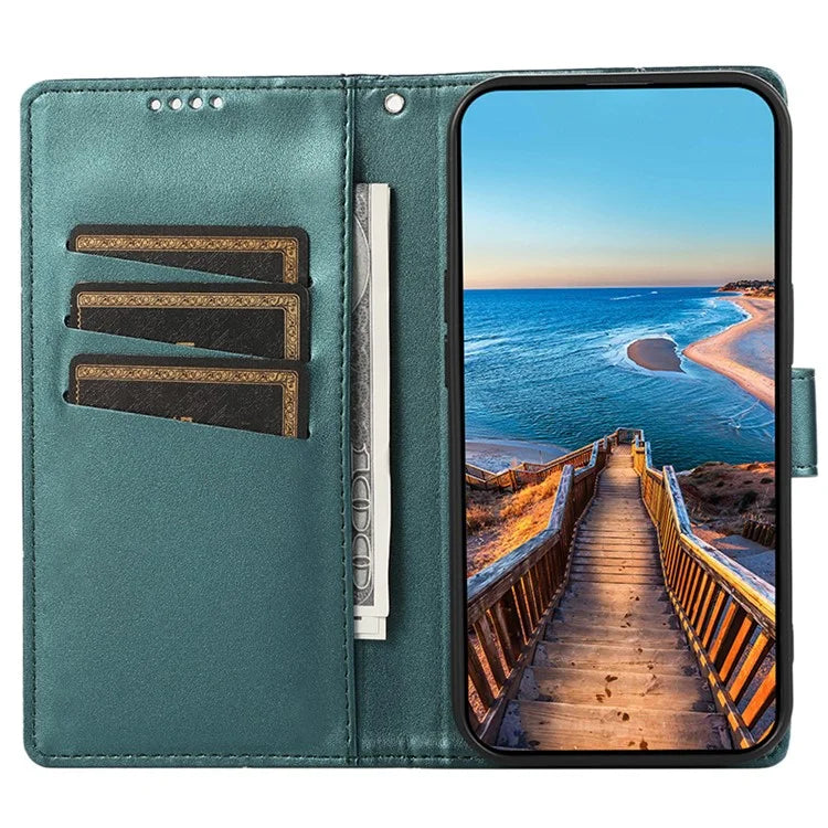 DF-06 Cell Phone Cases for Samsung Galaxy S24 Ultra Anti-scratch Imprinted PU Leather Cover