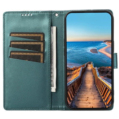 DF-06 Cell Phone Cases for Samsung Galaxy S24 Ultra Anti-scratch Imprinted PU Leather Cover