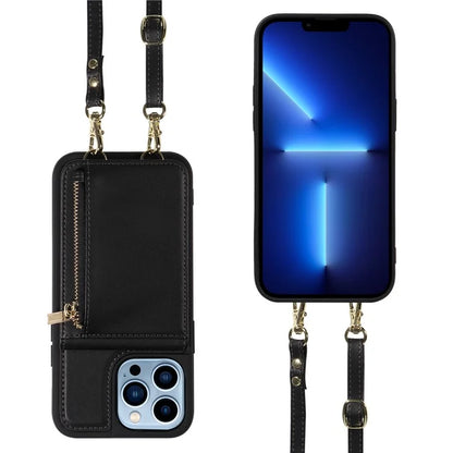For iPhone 13 Pro Max 6.7 inch Shockproof Case RFID Blocking PU+TPU Wallet Phone Cover with Kickstand
