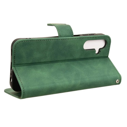 For Samsung Galaxy A15 4G Phone Case TPU+PU Leather Skin-touch Feeling Stand Phone Cover