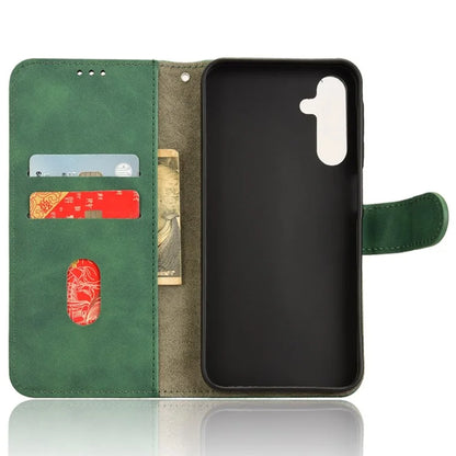 For Samsung Galaxy A15 4G Phone Case TPU+PU Leather Skin-touch Feeling Stand Phone Cover