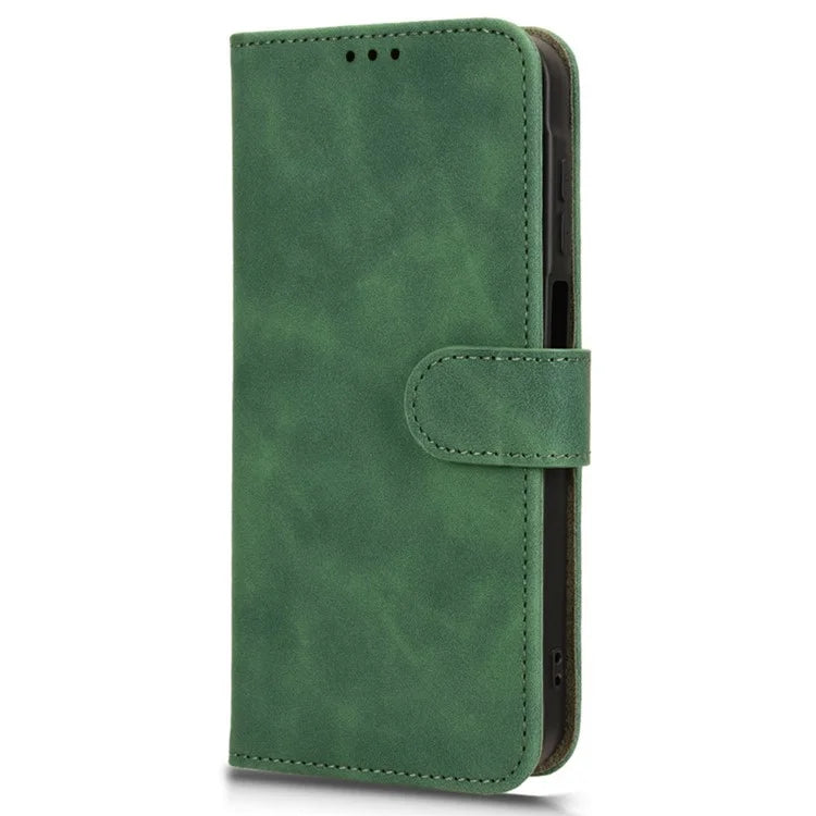 For Samsung Galaxy A15 4G Phone Case TPU+PU Leather Skin-touch Feeling Stand Phone Cover