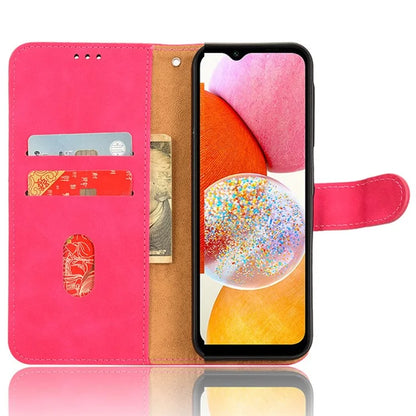 For Samsung Galaxy A15 4G Phone Case TPU+PU Leather Skin-touch Feeling Stand Phone Cover