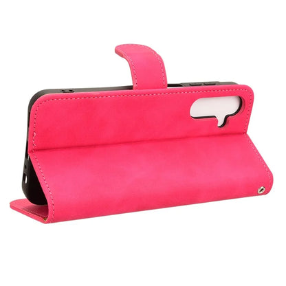 For Samsung Galaxy A15 4G Phone Case TPU+PU Leather Skin-touch Feeling Stand Phone Cover