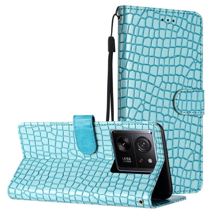 For Xiaomi 13T / 13T Pro / Redmi K60 Ultra Crocodile Texture Leather Cell Phone Cases with Strap
