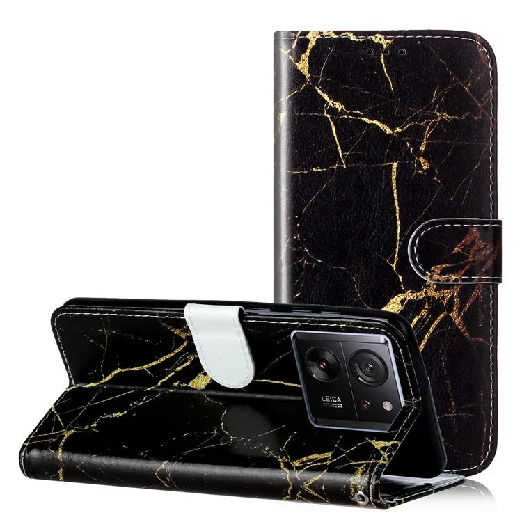 For Xiaomi 13T / 13T Pro / Redmi K60 Ultra Case Shockproof PU Leather Stand Feature Smart Phone Cover