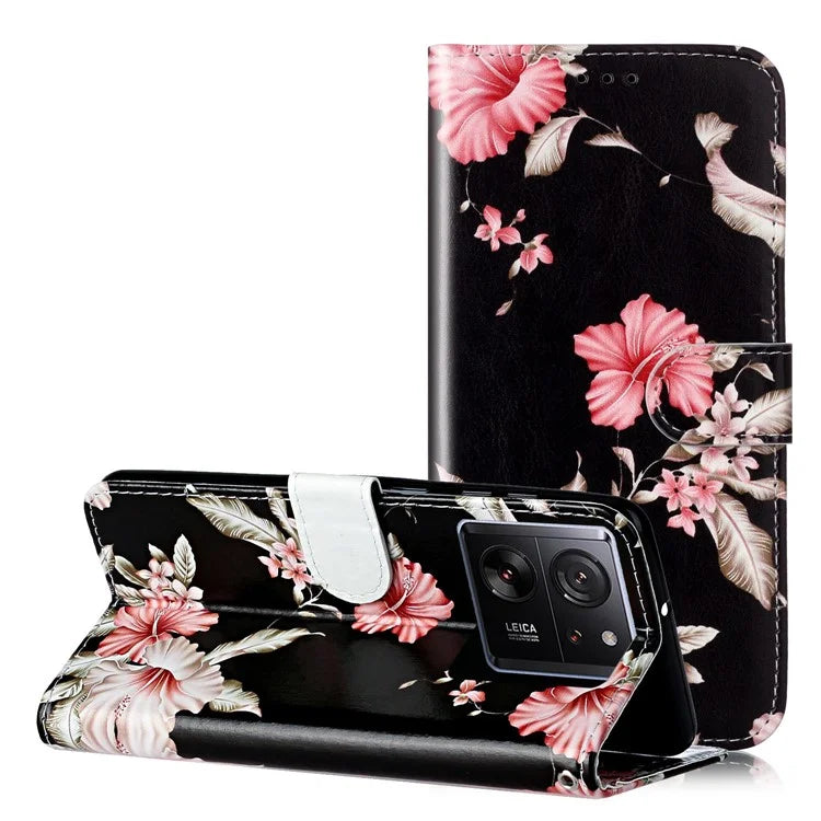 For Xiaomi 13T / 13T Pro / Redmi K60 Ultra Case Shockproof PU Leather Stand Feature Smart Phone Cover