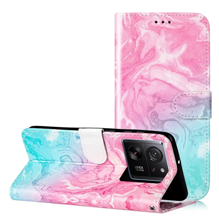 For Xiaomi 13T / 13T Pro / Redmi K60 Ultra Case Shockproof PU Leather Stand Feature Smart Phone Cover