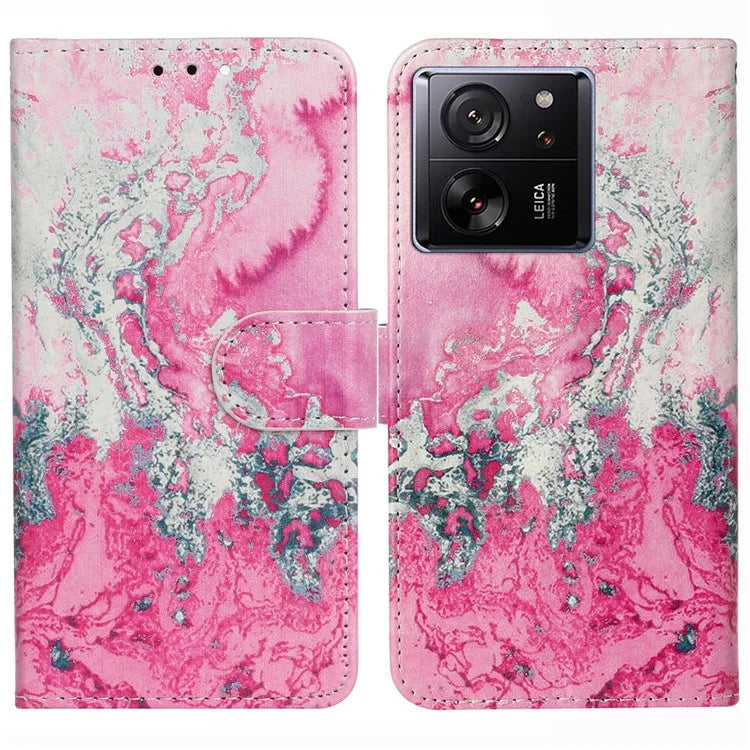 For Xiaomi 13T / 13T Pro / Redmi K60 Ultra Case Shockproof PU Leather Stand Feature Smart Phone Cover