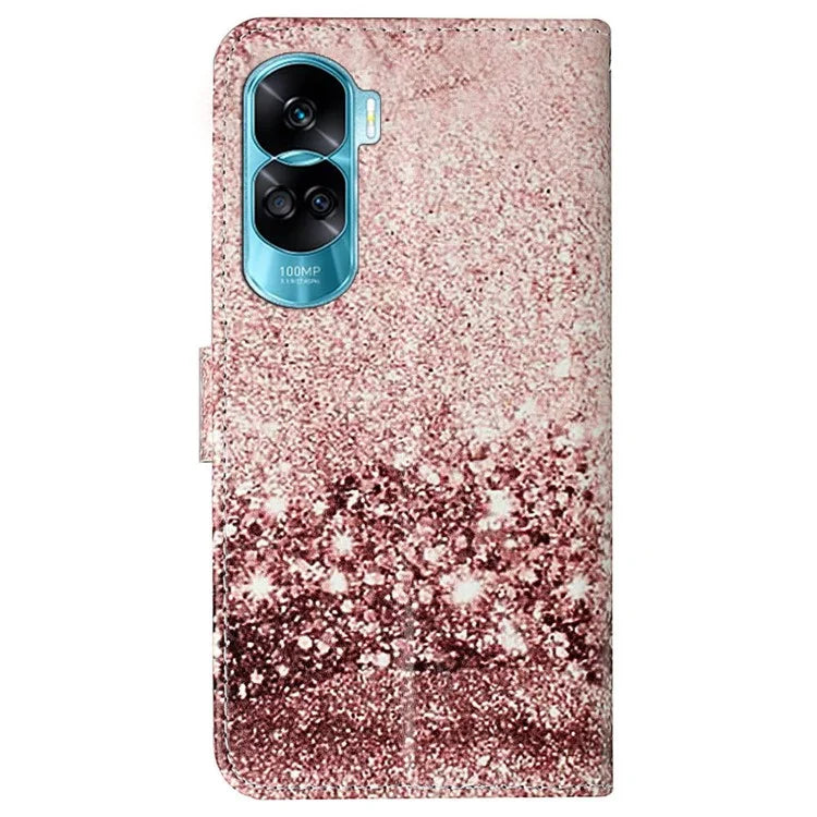 For Honor 90 Lite 5G / X50i 5G Case PU Leather Stand Phone Protector with Magnetic Closure