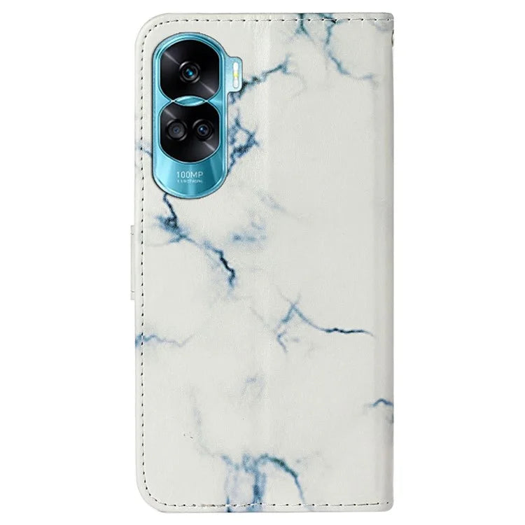 For Honor 90 Lite 5G / X50i 5G Case PU Leather Stand Phone Protector with Magnetic Closure