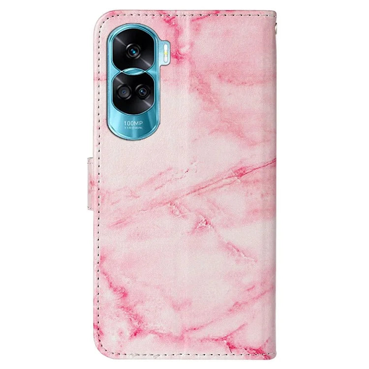For Honor 90 Lite 5G / X50i 5G Case PU Leather Stand Phone Protector with Magnetic Closure