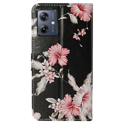 For Motorola Moto G54 5G Wallet Case Pattern PU Leather Flip Phone Cover