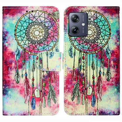 For Motorola Moto G54 5G Wallet Case Pattern PU Leather Flip Phone Cover