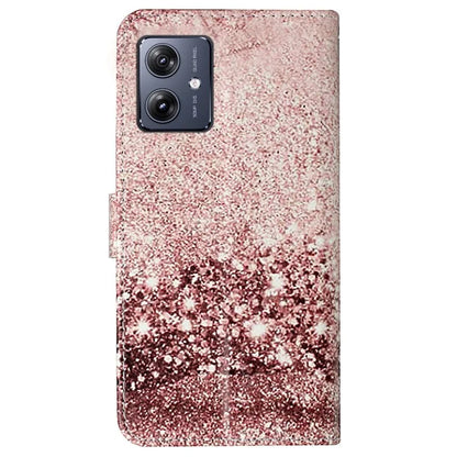 For Motorola Moto G54 5G Wallet Case Pattern PU Leather Flip Phone Cover
