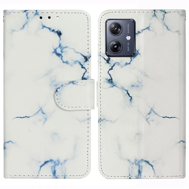 For Motorola Moto G54 5G Wallet Case Pattern PU Leather Flip Phone Cover
