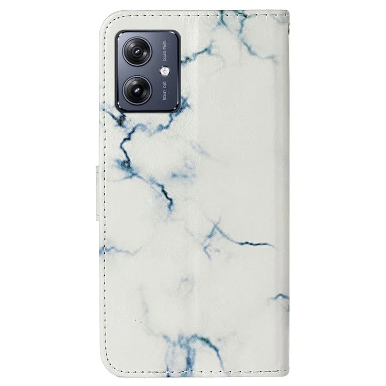 For Motorola Moto G54 5G Wallet Case Pattern PU Leather Flip Phone Cover