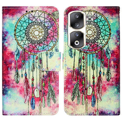 For Honor 90 Pro Phone Case Wallet PU Leather Pattern Printed Cover