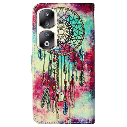 For Honor 90 Pro Phone Case Wallet PU Leather Pattern Printed Cover