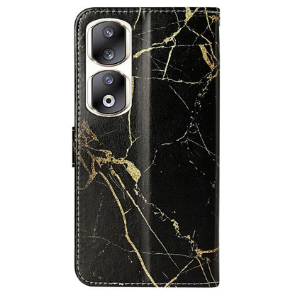 For Honor 90 Pro Phone Case Wallet PU Leather Pattern Printed Cover