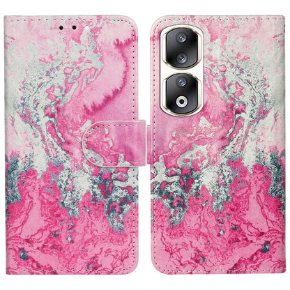 For Honor 90 Pro Phone Case Wallet PU Leather Pattern Printed Cover