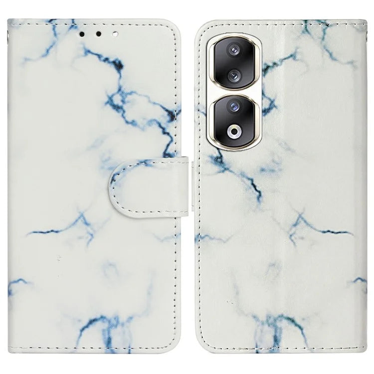 For Honor 90 Pro Phone Case Wallet PU Leather Pattern Printed Cover