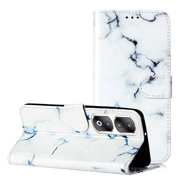 For Honor 90 Pro Phone Case Wallet PU Leather Pattern Printed Cover