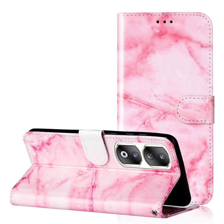 For Honor 90 Pro Phone Case Wallet PU Leather Pattern Printed Cover