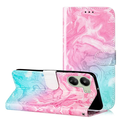 For Xiaomi Redmi 13C 4G / Poco C65 4G Case PU Leather Magnetic Closure Pattern Phone Cover
