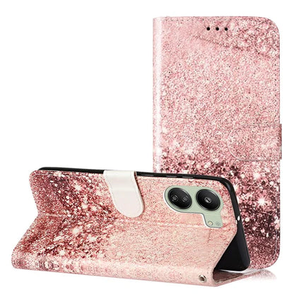 For Xiaomi Redmi 13C 4G / Poco C65 4G Case PU Leather Magnetic Closure Pattern Phone Cover