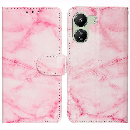 For Xiaomi Redmi 13C 4G / Poco C65 4G Case PU Leather Magnetic Closure Pattern Phone Cover