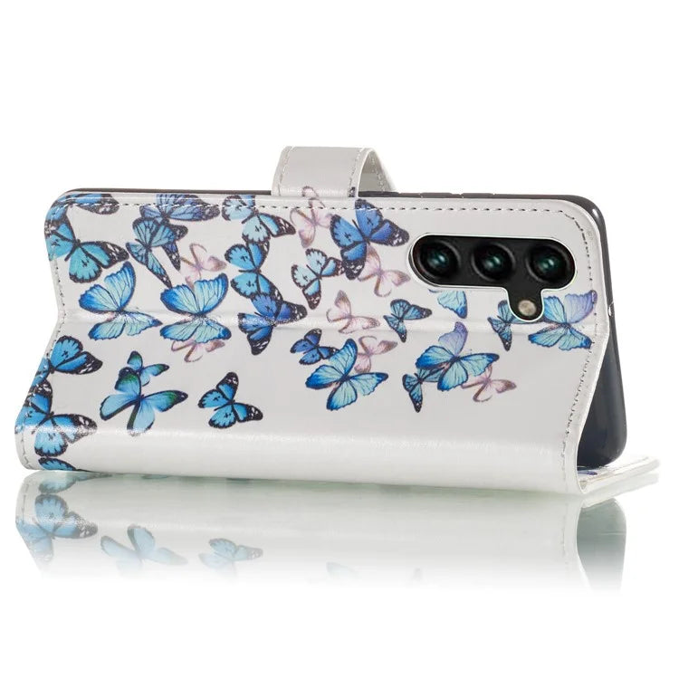 For Samsung Galaxy A05s 4G PU Leather Case Stand Feature Pattern Phone Cover