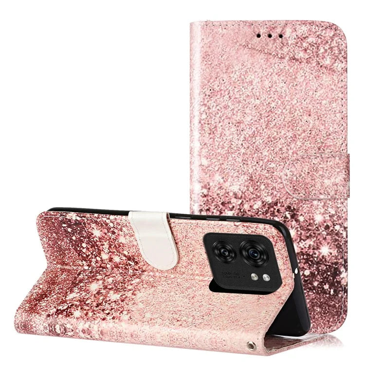 For Motorola Edge 40 5G Flip Phone Case PU Leather Pattern Printed Cover
