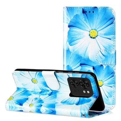 For Motorola Edge 40 5G Flip Phone Case PU Leather Pattern Printed Cover