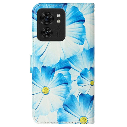 For Motorola Edge 40 5G Flip Phone Case PU Leather Pattern Printed Cover