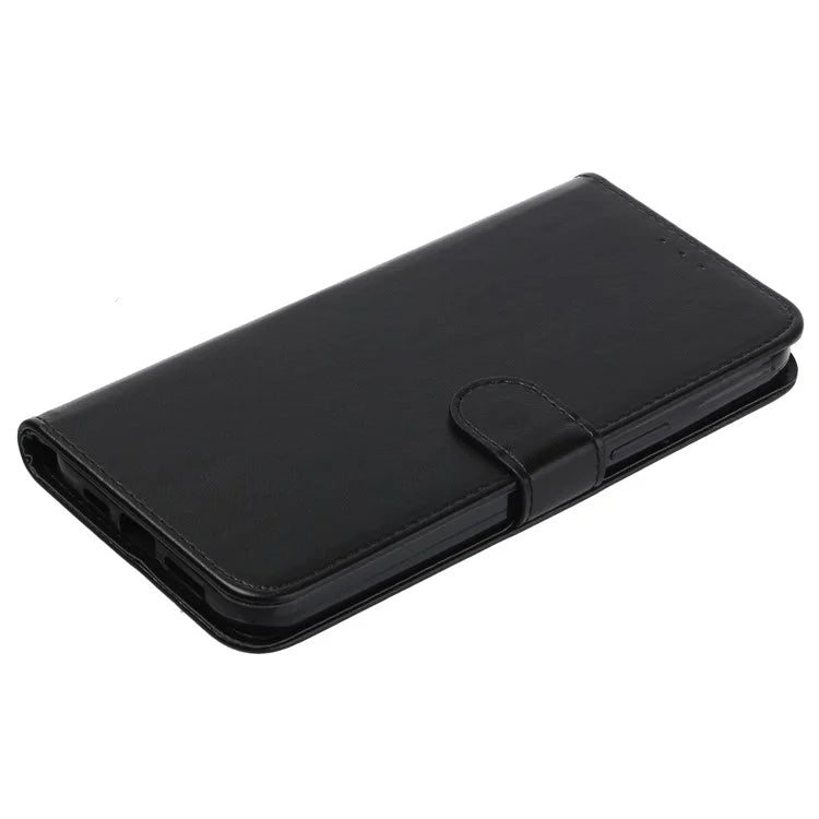 For Samsung Galaxy A05s 4G Cell Phone Cases PU Leather Drop-proof Cover with Wrist Strap