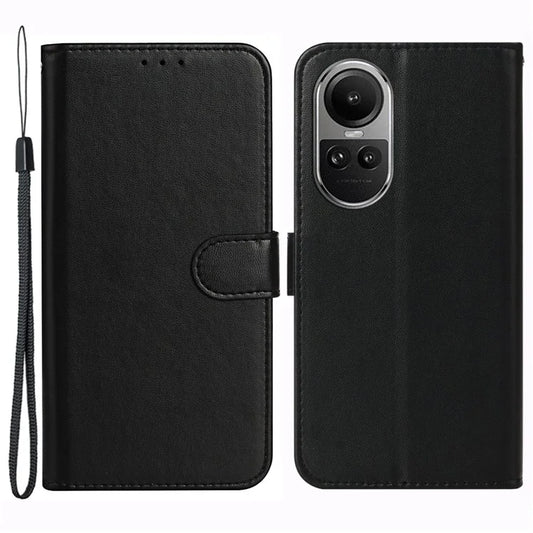 For Oppo Reno10 Pro 5G (Global) / Reno10 5G (Global) Case Drop-proof PU Leather Cellphone Cover