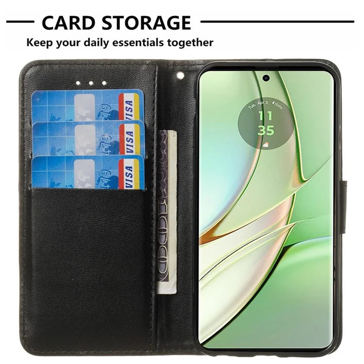 For Motorola Moto G14 4G Cell Phone Cases PU Leather+TPU Wallet Cover