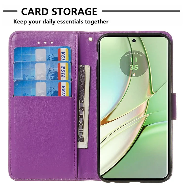 For Motorola Moto G14 4G Cell Phone Cases PU Leather+TPU Wallet Cover