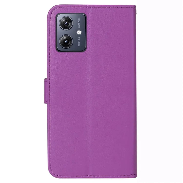 For Motorola Moto G14 4G Cell Phone Cases PU Leather+TPU Wallet Cover