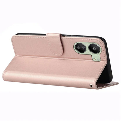 For Xiaomi Redmi 13C 4G / Poco C65 4G Cell Phone Cases with Strap PU Leather Stand Cover
