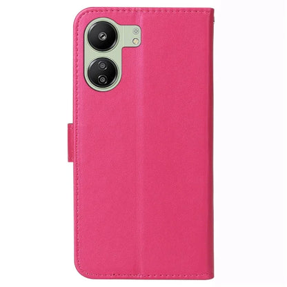 For Xiaomi Redmi 13C 4G / Poco C65 4G Cell Phone Cases with Strap PU Leather Stand Cover
